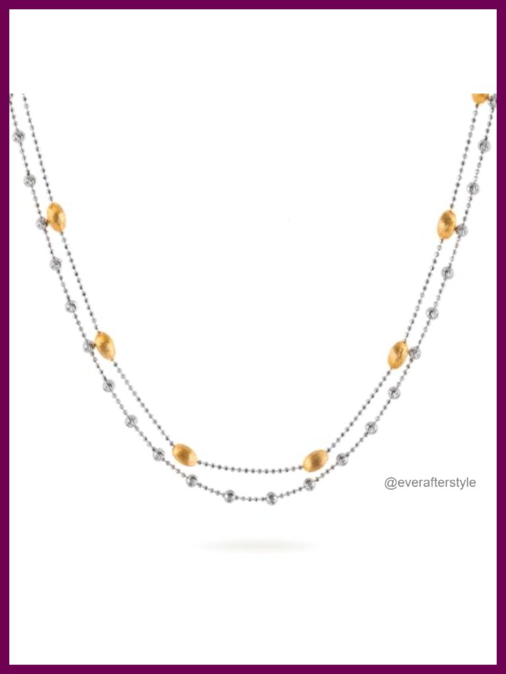 18k Gold Plated 925 Sterling Silver Layered Nutshell Gold Necklace for Women